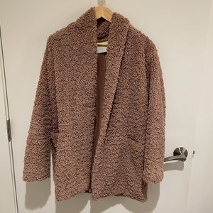 Aritzia Wilfred Teddy Bear Coat